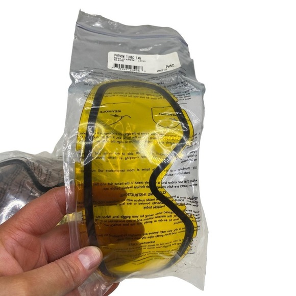 Smith Phenom Turbo Replacement Fan Lens Yellow, Clear, Brown With Case New - Picture 14 of 15